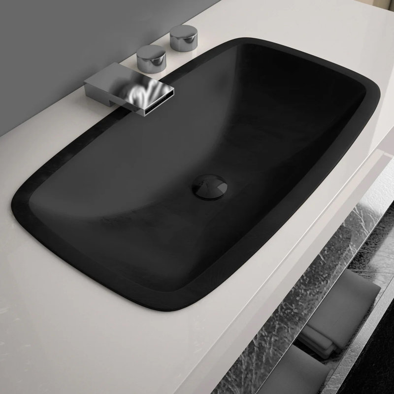 Pert Open Undermount Modern Bathroom Sink