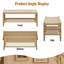 Banc de rangement en bois massif Bystrc