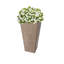 Jardinière en pot composite carrée Cara avec tablette végétale-31645030-115251813