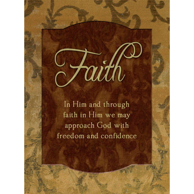 " Faith Plaque 2 "