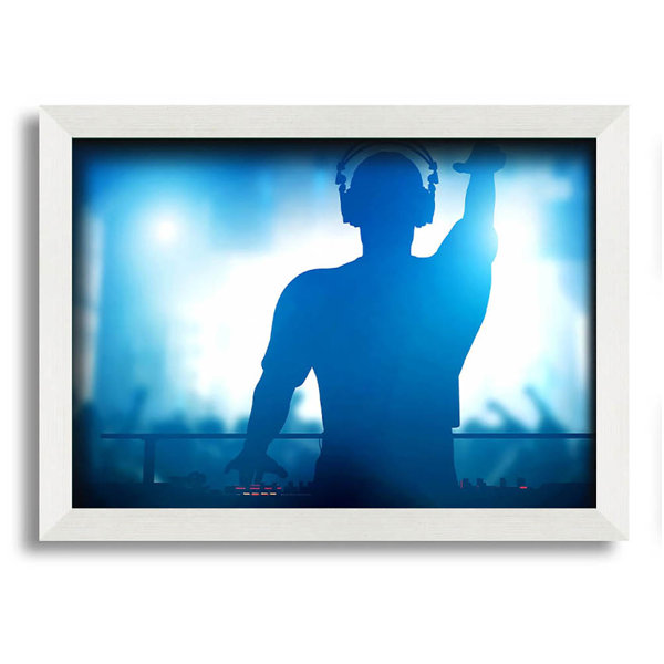 Brayden Studio Afeef DJ Blues - Single Picture Frame Art Prints ...