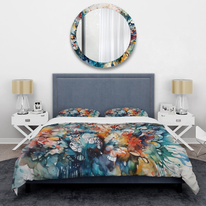 Ensemble de housse de couette captivant en microfibre / polyester Boho Dance I