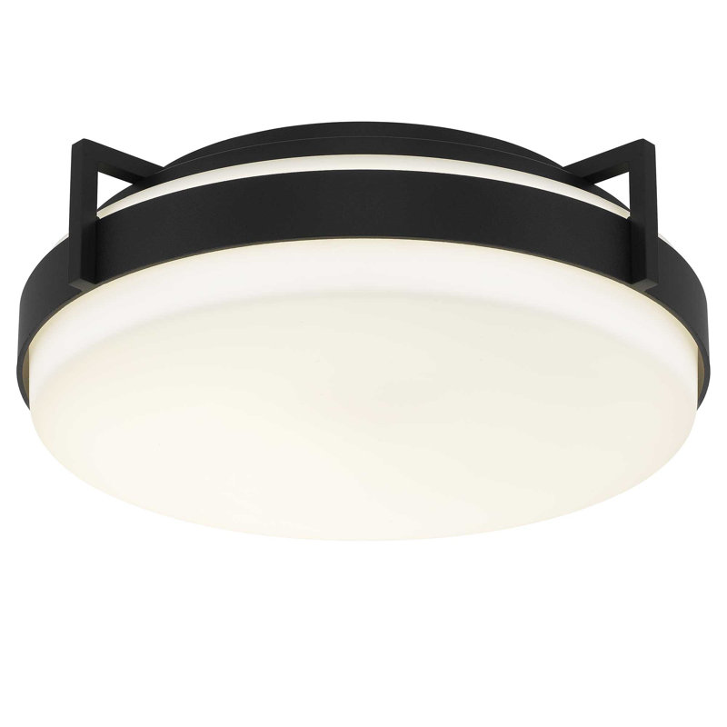 Plafonnier encastré 12 po à DEL intégré, H 4,5 po x l 12 po x P 12 po