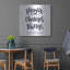 «Bathroom Prayer changements choses II» par imperfect Dust, art mural en métal-1996767484
