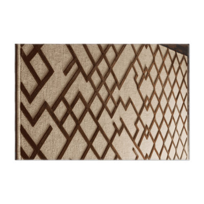 Tapis intérieur et extérieur beige Trellis