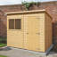 Perugia 8 Ft. W x 6 Ft. D Shiplap Pent Shed-29356118