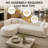 Sectional Cloud Couch with L-Shaped Chaise