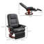 Fauteuil inclinable pivotant en cuir Vegan-1797099737