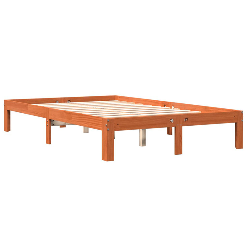 Nouri Solid Wood Bed, European Double (140 x 200 cm)
