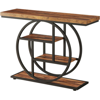 41.3" Console Table Sofa Table Entryway Console Table Narrow Wood Accent Tables