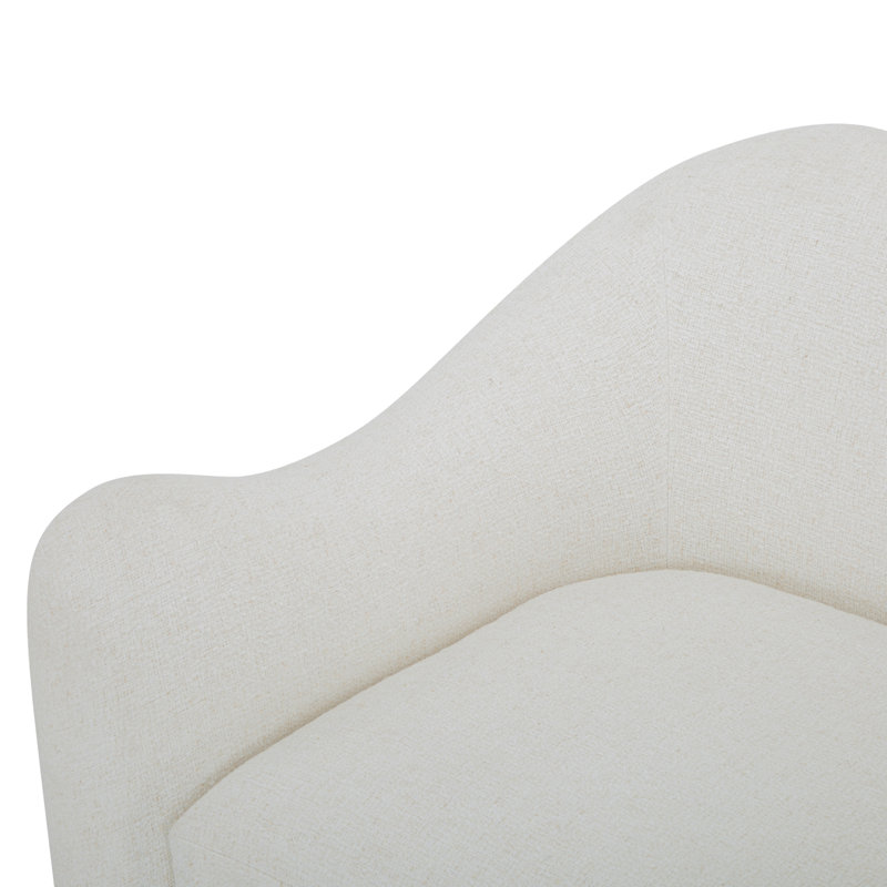 Bria Armchair, Ecru Performance Weave