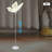 2Pcs Romantic Wedding Decoration Elegant Butterfly LED Floor Lamp Gold White Light-1801826119