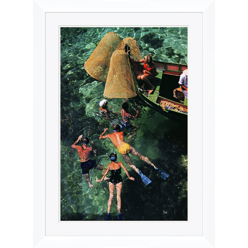 No Style, Framed Print with Mat, 41" H x 30" W, White