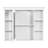 36'' Bathroom Vanity With Medicine Cabinet-110747945