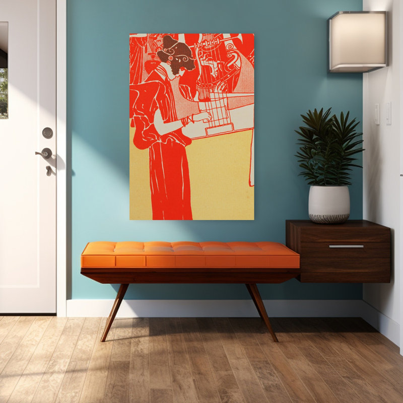 Impression d'art mural contemporain abstrait Musik, H 48 po x l 32 po