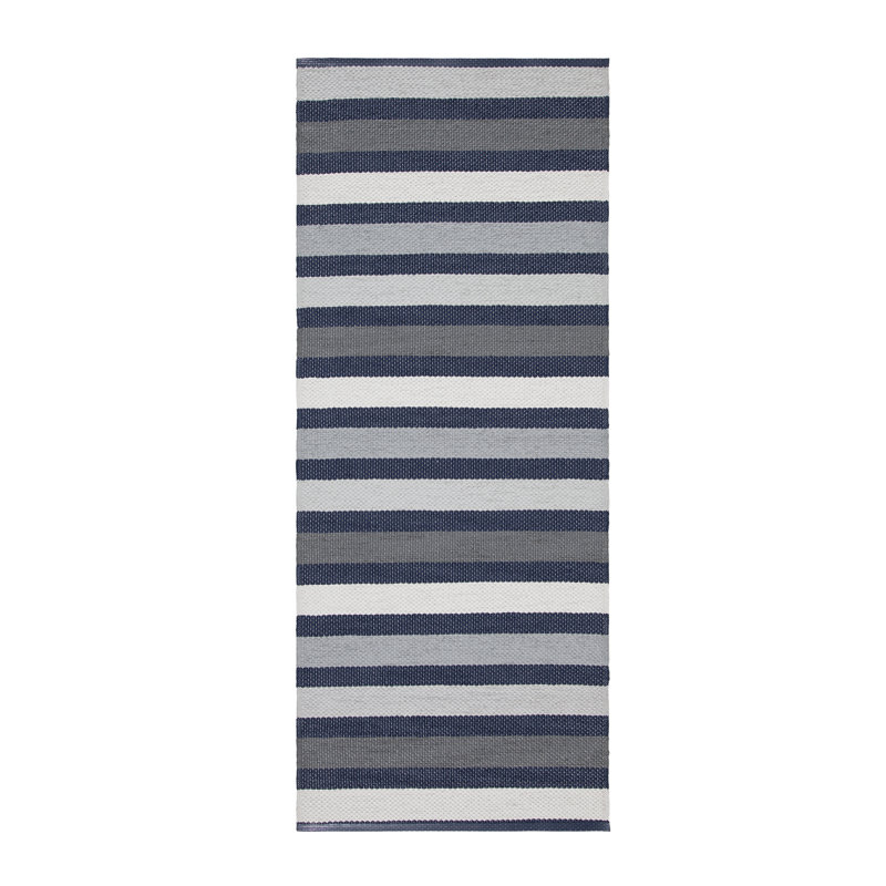 Ridgewood cm Striped Hand Woven Indoor / Outdoor Area Rug, Runner 60 x 200cm