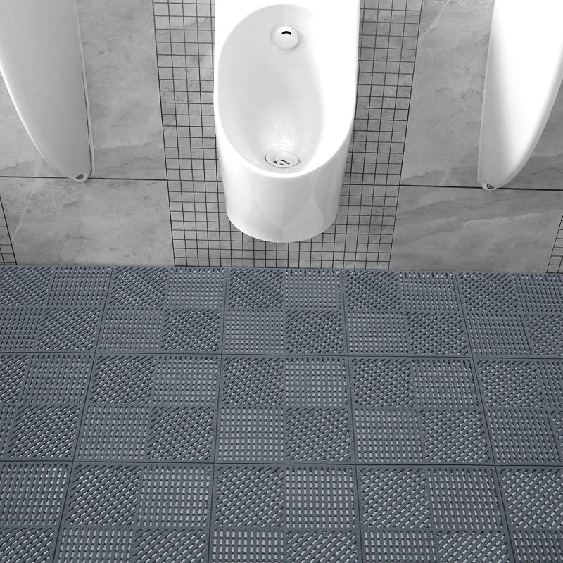 Ensemble de 9 tapis de douche modulaires pour l'extérieur 12 po x 12 po