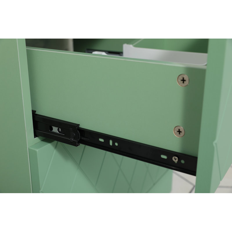 Ensemble de meuble-lavabo simple autoportant 24 po avec plateau en céramique 24 po