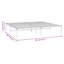 Metal Bed Frame White-1294248286