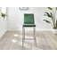 Kenesaw Luxury Breakfast Bar Stool in Quilted Design Velvet Leg - Modern Chic Kitchen-772275610-753626243