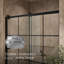 Rely 77 In. H Sliding Shower Door With 3/8 In.-Thick Glass1