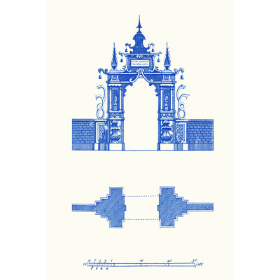 Pagoda Design III by Vision Studio - Wrapped Canvas Art Prints