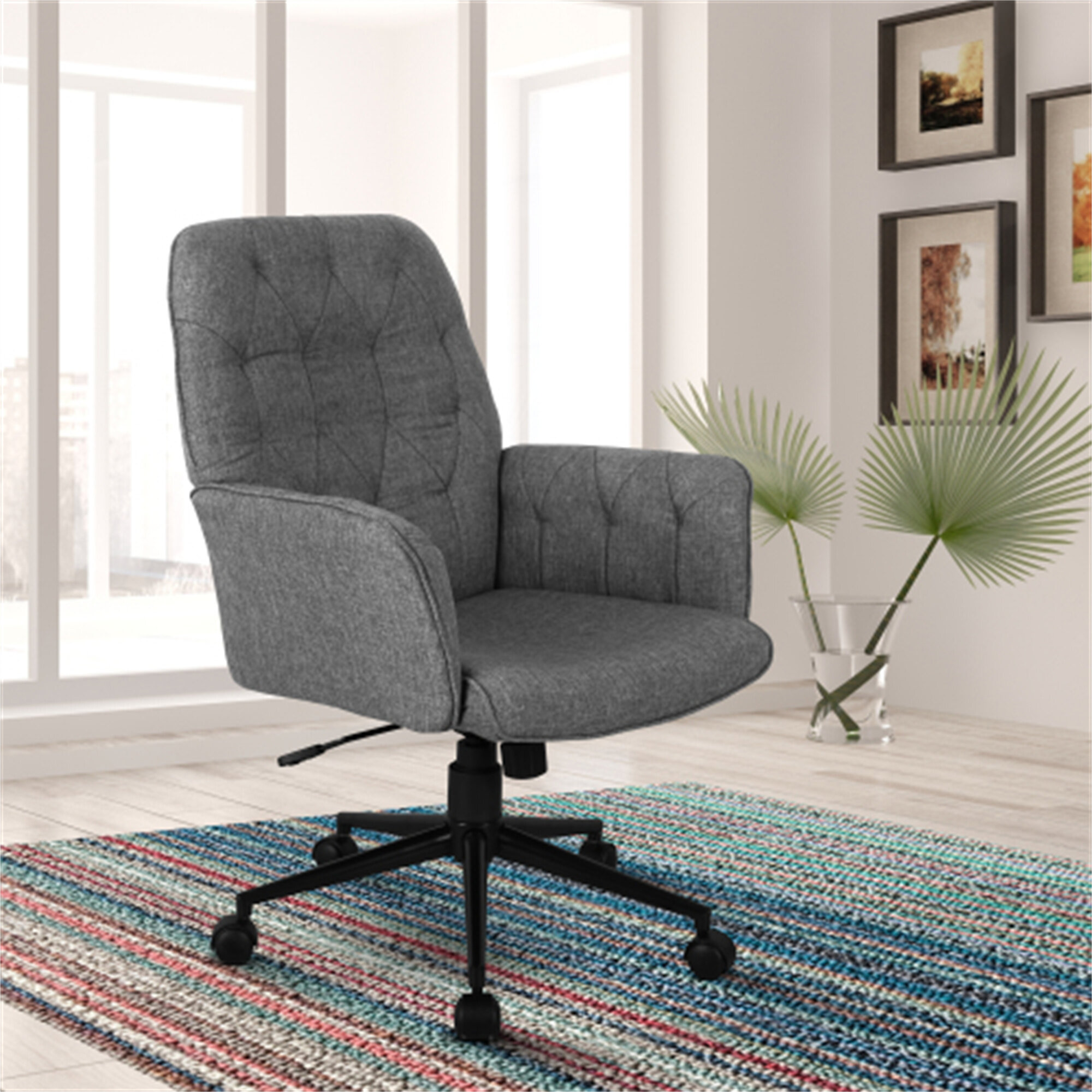 Hannah tufted office deals chair