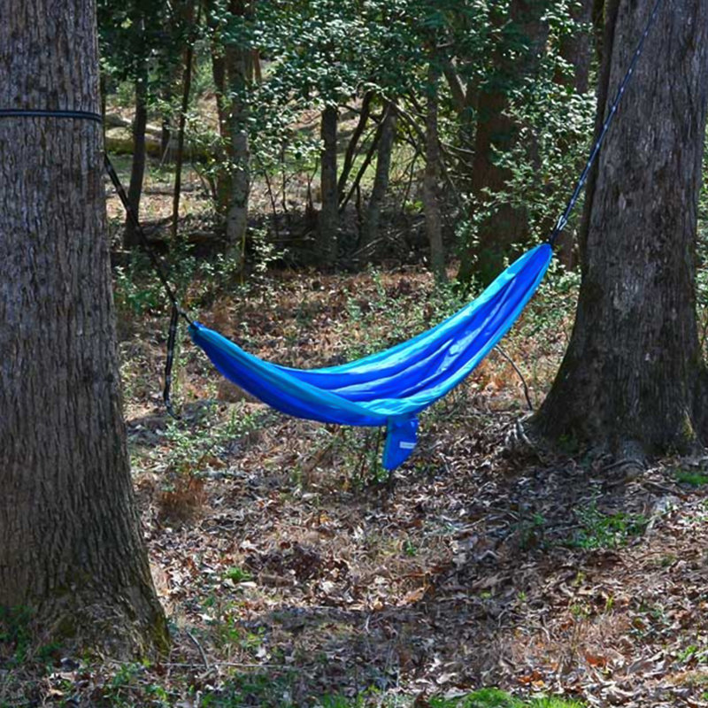 Red Hammock with 79" Width and 10' Length by 