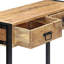 Ariton 90cm Solid Wood Top Console Table