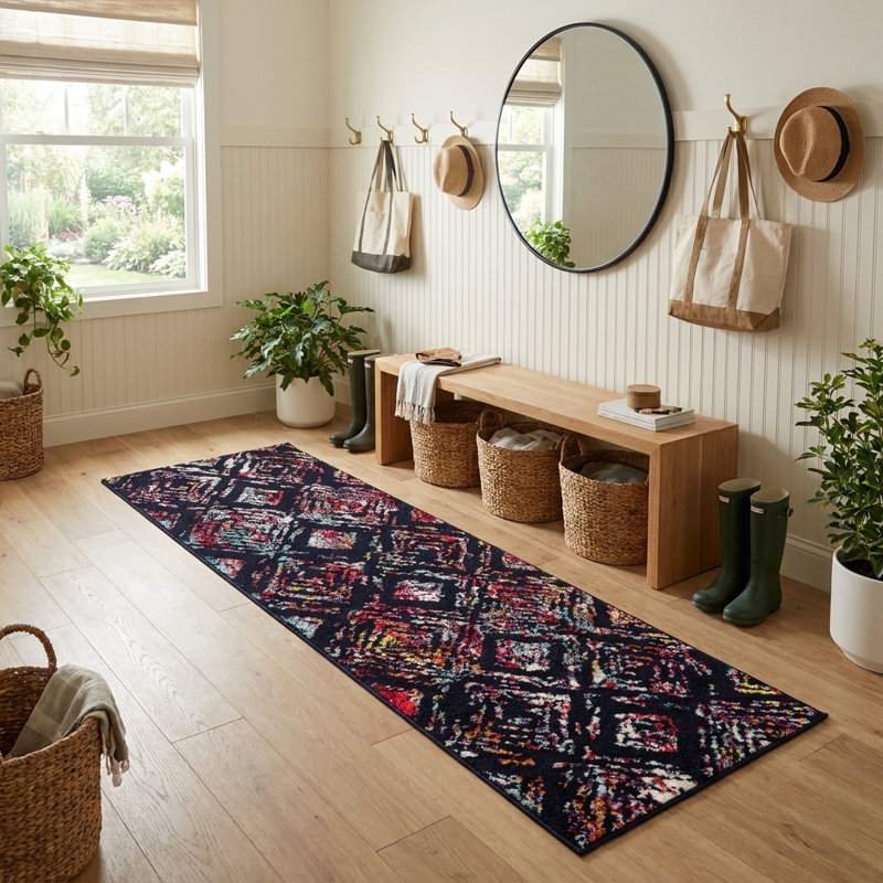 Tapis Ivy Daijanay, Tapis de couloir 2 pi x 6 pi 1 po