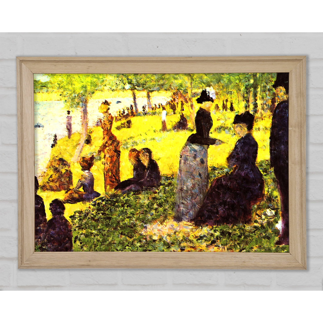 Seurat La Grande Jatte Von Ausflüglern - Druck