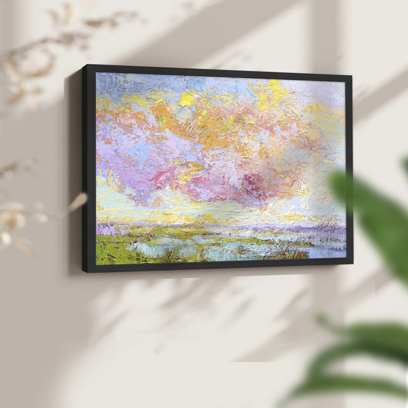 Le jour de l'été - Reproduction encadrée - Restickable, H 8 po x l 10 po, Noir, noir, noir, noir