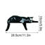 House of Avana Geometric Geometric Black and White Lying Cat Figurine-635009927