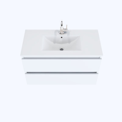 Salt 36'' Single Bathroom Vanity with Ceramic Top