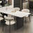 Simple and durable rectangular dining table-1778381658