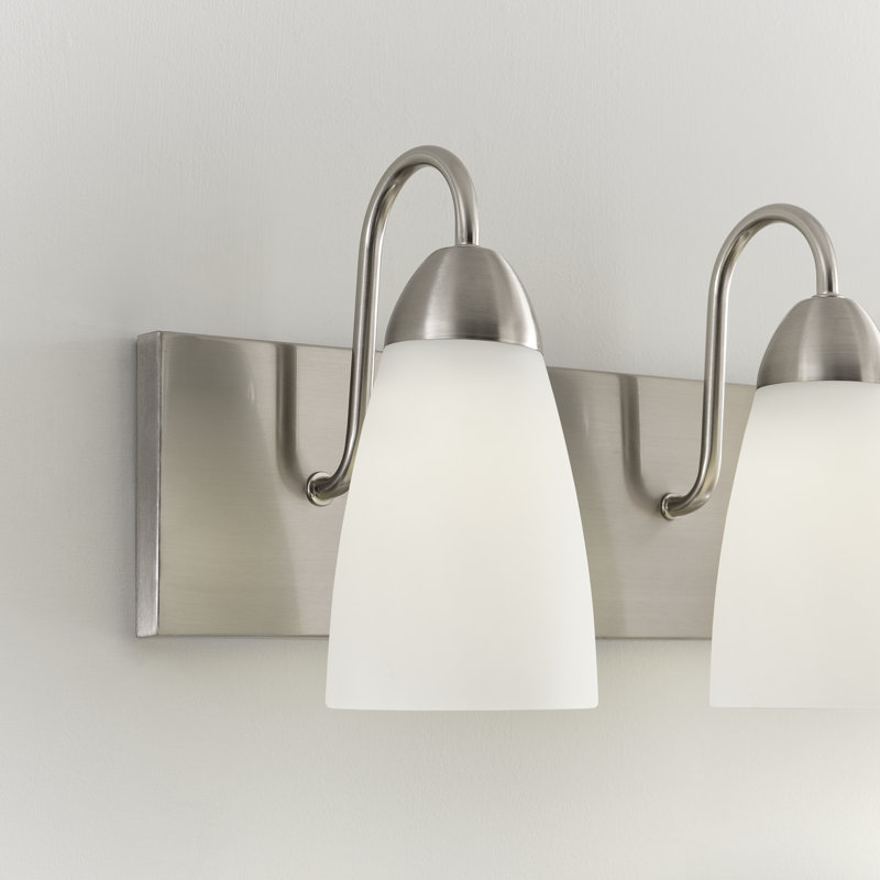 Aitken Dimmable Vanity Light, Brushed Nickel, Yes, 2