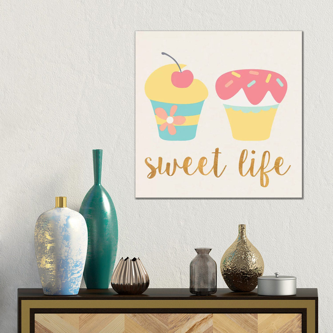 Cupcakes I von SD Graphics Studio - Galerieverpackte Leinwand Giclée auf Leinwand