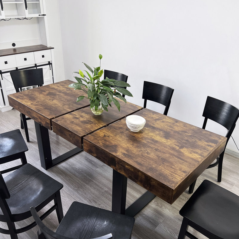 Extendable Dining Room Table for 6 8 10