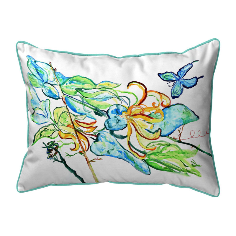 Floral Throw Pillow