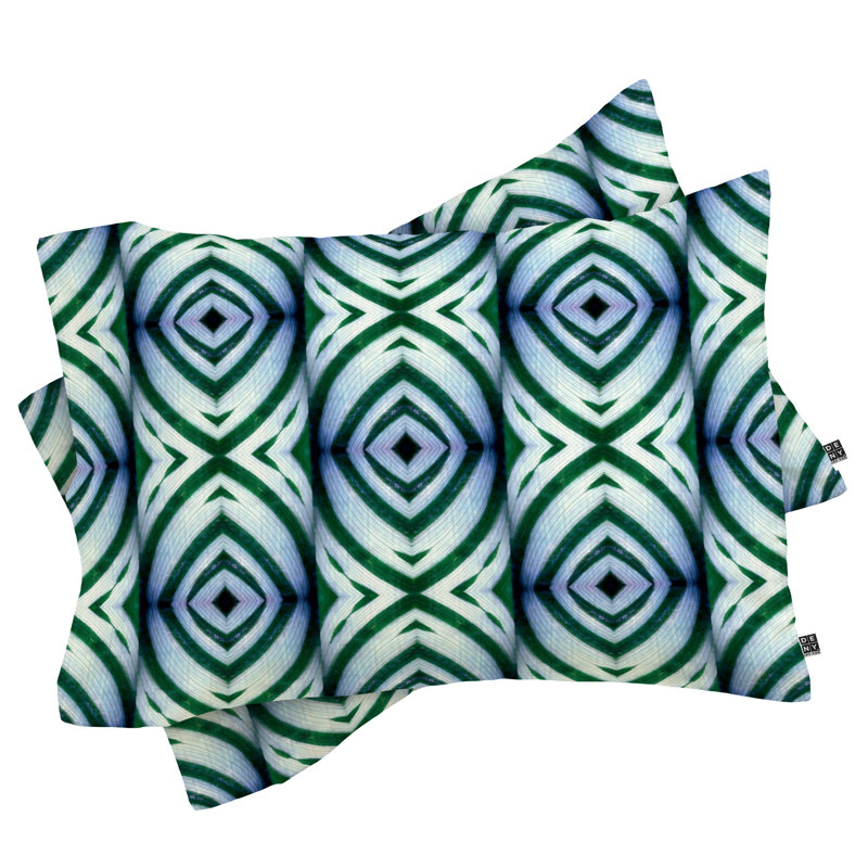 Taie d’oreiller maranta Wagner Campelo, Standard, Bleu