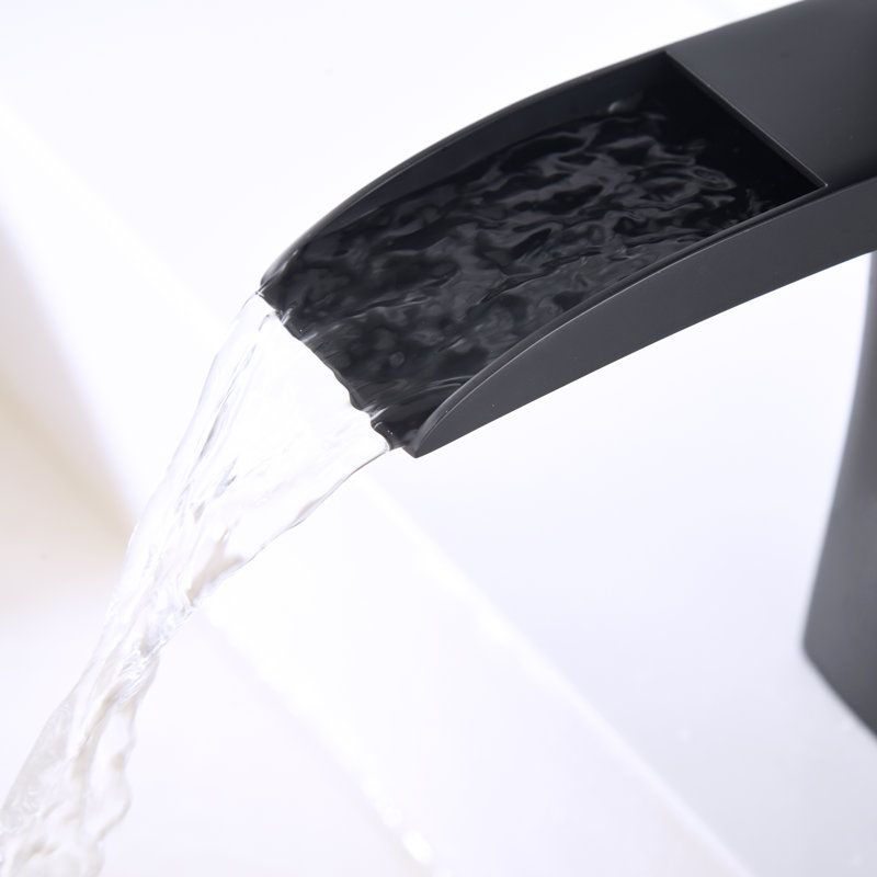 Robinet de salle de bain Sumerain, Or brossé / noir mat