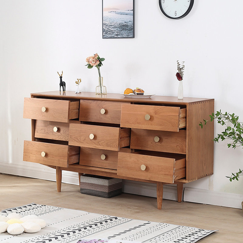 Meuble d'appoint Ã  tiroirs au style minimaliste moderne