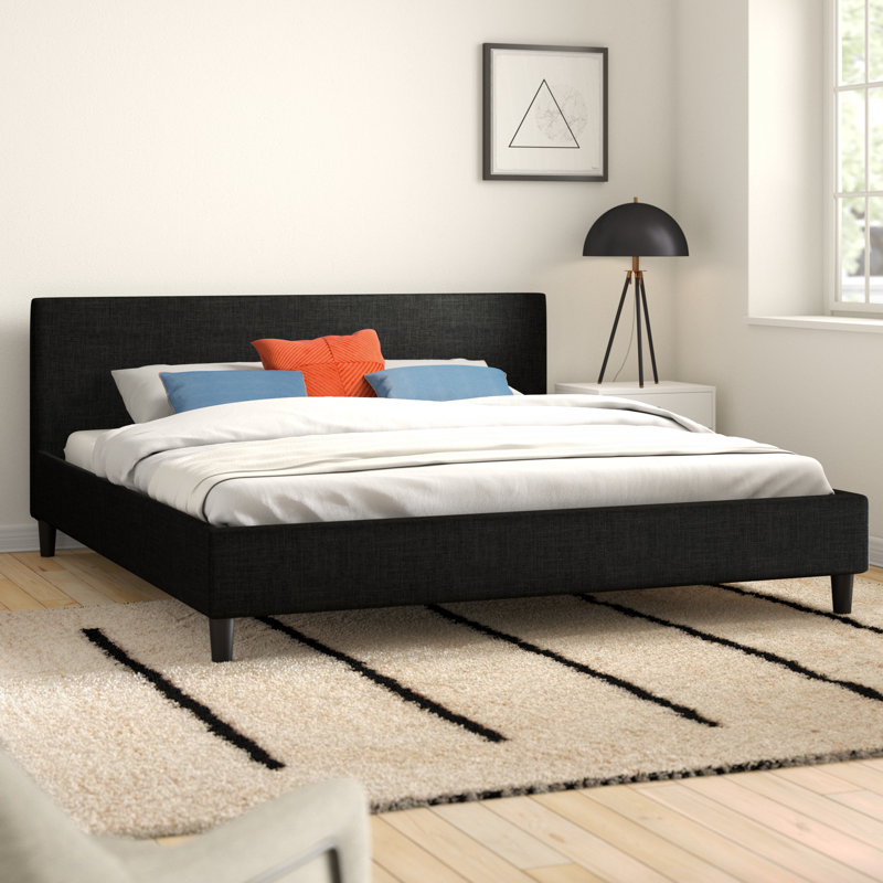 Gaven Upholstered EU Kingsize - 160 X 200 Cm Bed, Light Grey