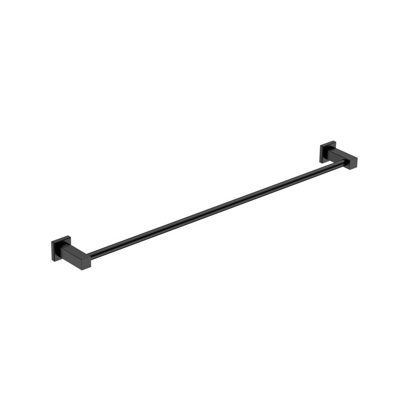 Wall Mounted Towel Bar, Matte Black
