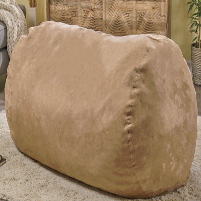 Fauteuil à billes cylindrique traditionnel en suède de 8 pieds, Toscane, Microfibre Tuscany