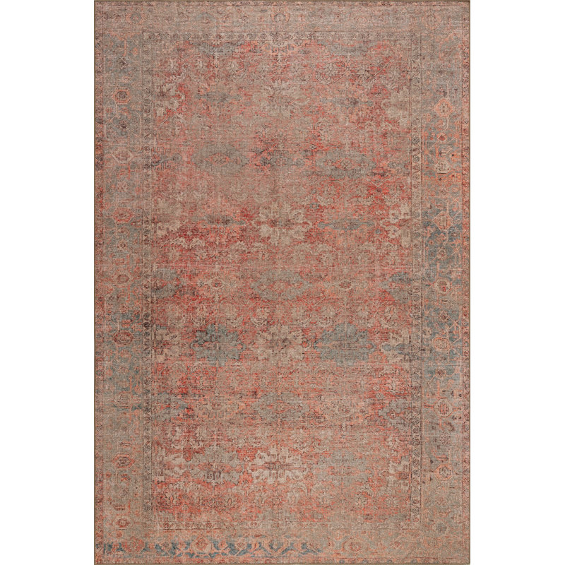 Tapis floral Sidonia, Rectangle 6 pi 7 po x 9 pi