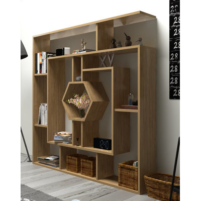 134cm H x 134cm W Geometric Bookcase