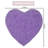 Schoenberger Heart Shape Bath Rug 25"x25"-1726348154