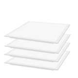 4 Pack of 2X2 ft LED Troffer Panel Light,45W with 5800 lumens,5000K White Color,Fit in for 2x2 Ceiling Tile Grid