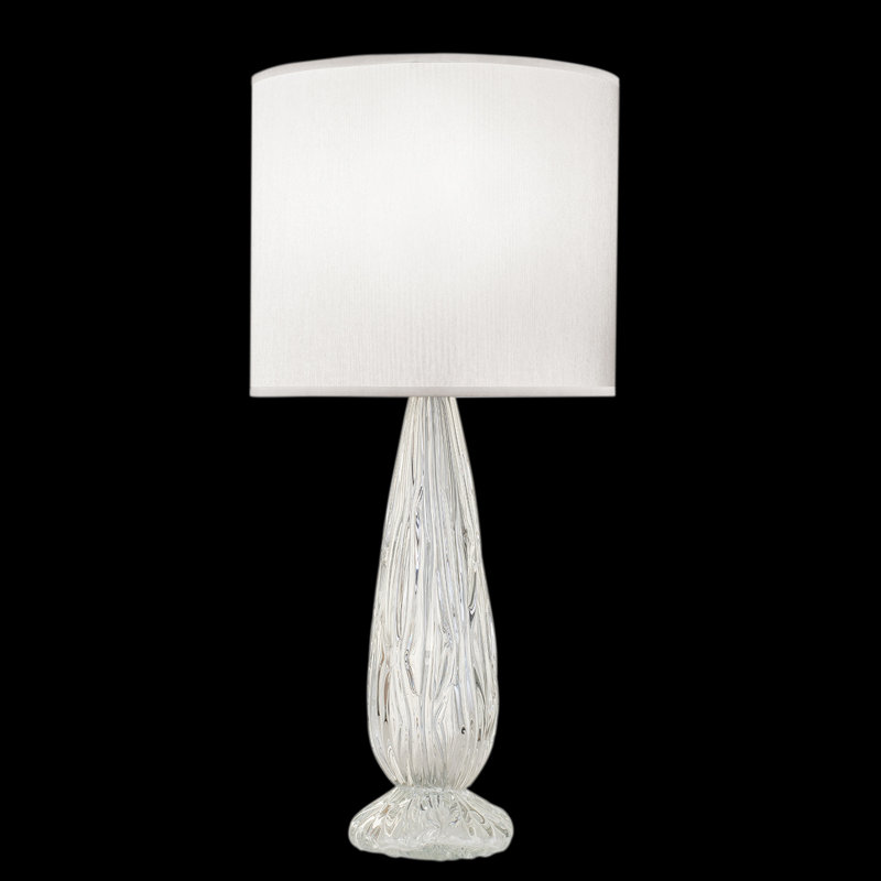 Las Olas Table Lamp, Silver, White